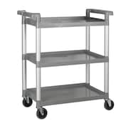 WINCO 32 in x 16 1/4 in Gray Utility Cart UC-2415G
